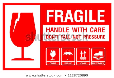 Stock foto: Fragile Notice