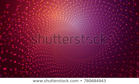 [[stock_photo]]: 3d Render Tunnel Vortex In Orange Yellow Colors