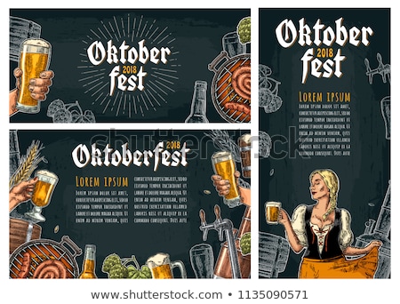 Stock fotó: Illustration Of Oktoberfest
