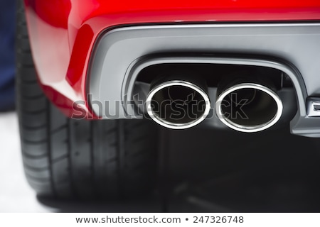 Stockfoto: Two Pipe On The Car