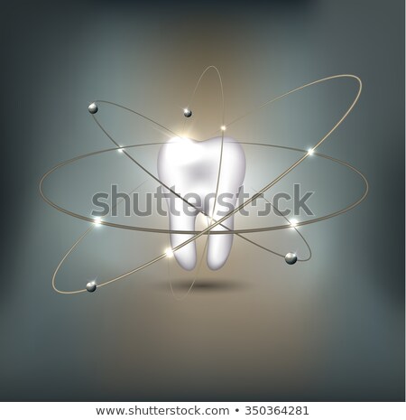 Foto stock: Healthy White Tooth Scientific Modern Design