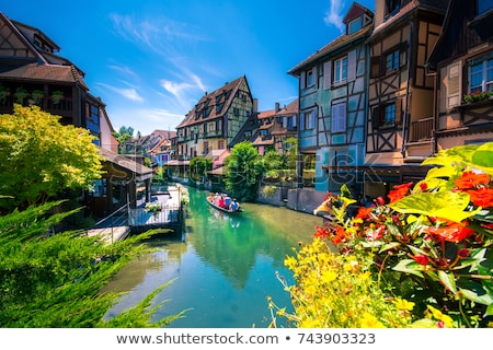 Stok fotoğraf: Colmar Beautiful Town Of Alsace France