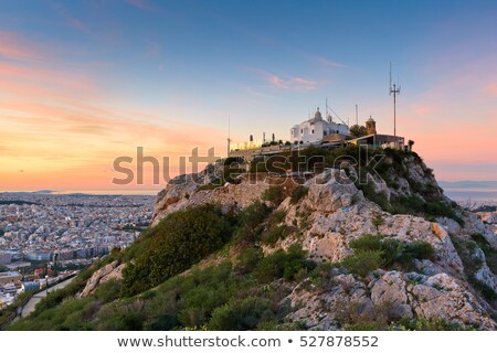 Foto stock: Lycabettus Hill Athens Greece