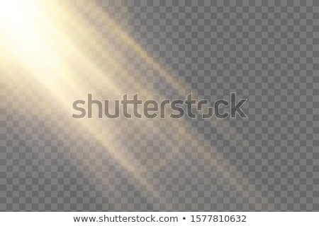Foto stock: Sunlight Special Lens Flash Light Effect On Transparent Background Effect Of Blurring Light Vector