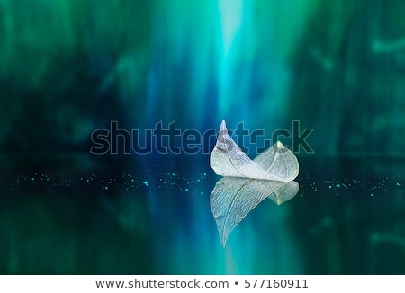 Stockfoto: Reflection On Water Of A Ship