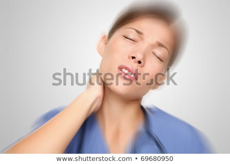 ストックフォト: Nurse Having Neck And Back Pain