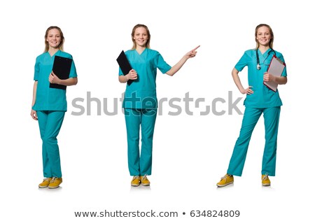Young Doctor With Binder Stock photo © Elnur