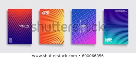 Stok fotoğraf: Banners Set With Abstract Lines