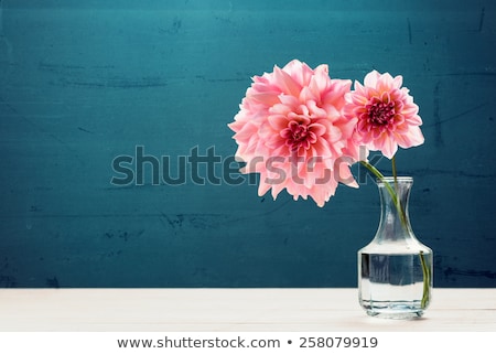 Stock fotó: Woman With Vase Of Flowers