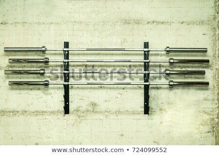 Zdjęcia stock: Barbells On A Stand