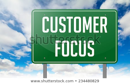 Foto stock: Focus On Service - Highway Signpost