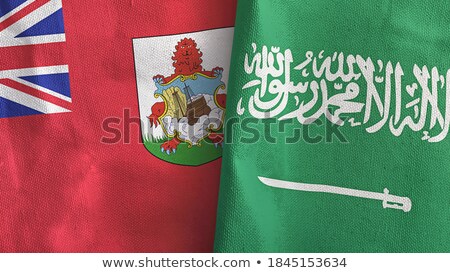 Stock fotó: Saudi Arabia And Bermuda Flags