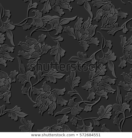 Сток-фото: Stars 3d Vector Seamless Pattern