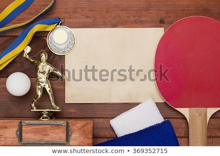 Stok fotoğraf: Creative On The Topic Of Table Tennis