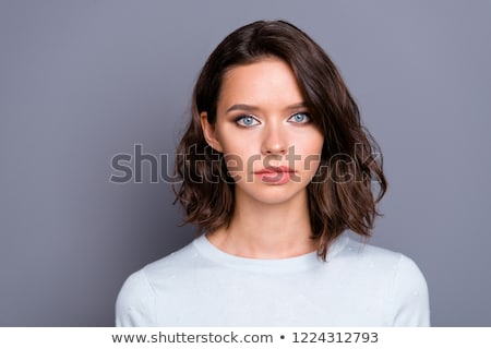 Stock photo: Close Up Portrait Young Graceful Teenage Girl