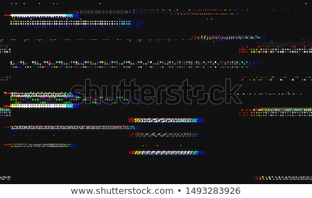 Stockfoto: Glitch Vector Effect Of Image Corruption