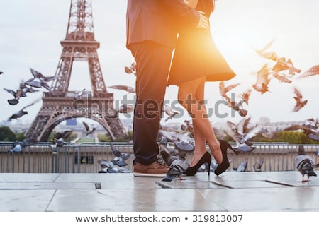Stock photo: Romantic Kiss In Paris