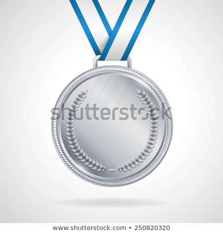 Stockfoto: Silver Medal With Laurels