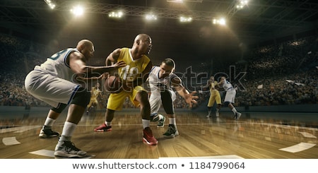 Stock photo: Black Basketball Player