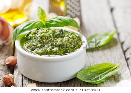 Foto stock: Italian Pesto Sauce