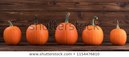 Stock fotó: Ripe Pumpkin On Wooden Background