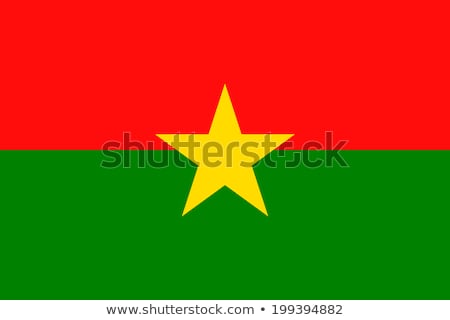 Stock fotó: Burkina Faso Flag Vector Illustration