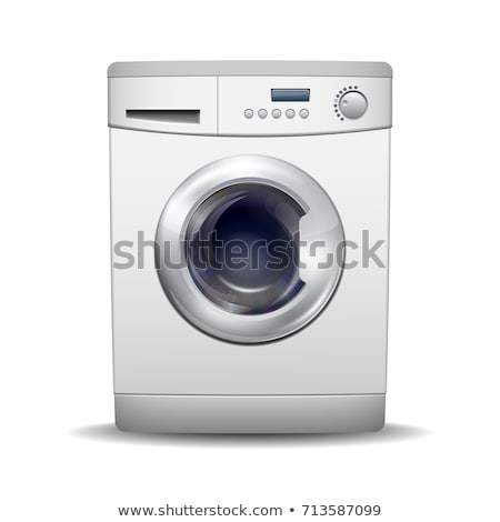 Washing Machine For Home Electric Appliance Vector Stok fotoğraf © tassel78