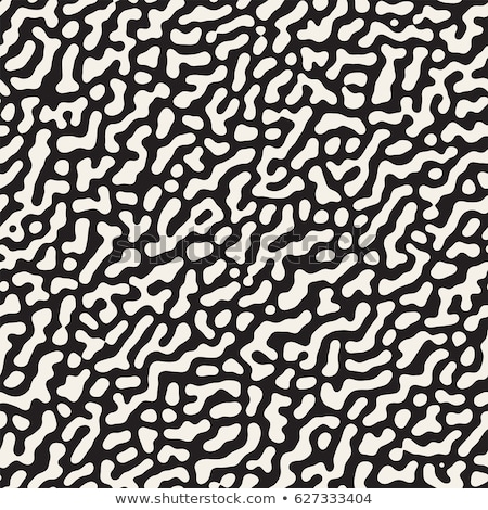 Stock foto: Vector Seamless Grunge Pattern Black And White Organic Shapes Messy Spots Texture