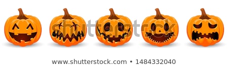 Foto stock: Scary Halloween Pumpkin