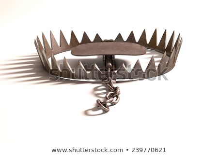 Stockfoto: Sharp Bear Trap