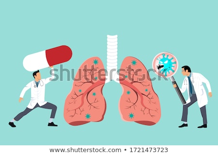 Stok fotoğraf: Human Lung Infection