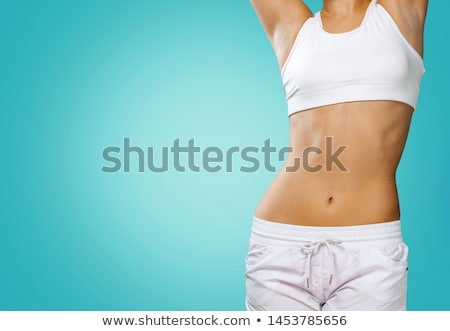 Foto stock: Beautiful Woman In Cotton Underwear