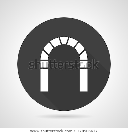 Сток-фото: Circle Vector Icon For Archway