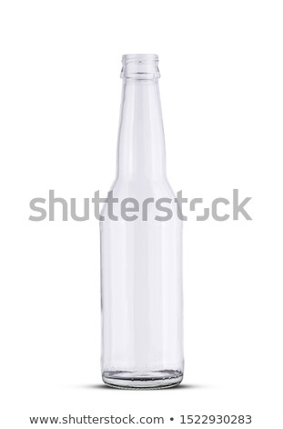 Zdjęcia stock: Beer Bottle And Empty Glass
