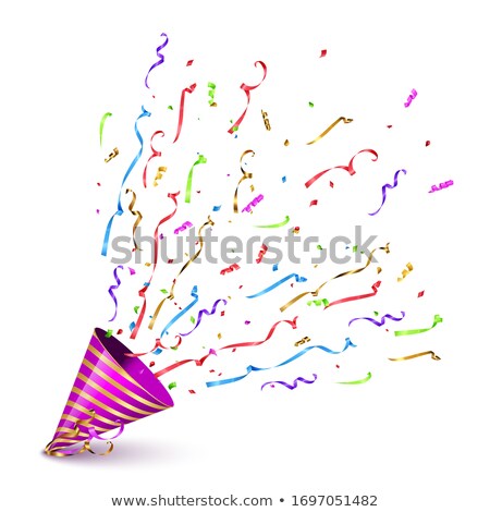 [[stock_photo]]: Striped Party Streamers