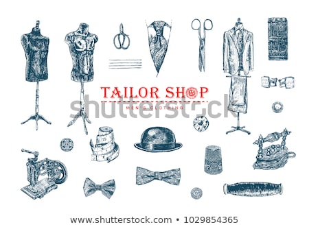 Male Suit Sketch Icon [[stock_photo]] © Ohmega1982