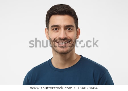 Сток-фото: Close Up Portrait Of Young Man