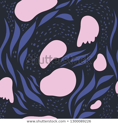 Сток-фото: Abstract Pattern With Round Shape Forms In Retro Style Seamless