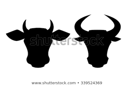 Stok fotoğraf: Head Of A Cow