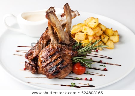 ストックフォト: Rack Of Lamb Dinner