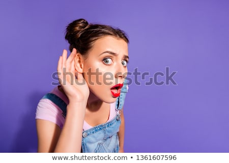 Stok fotoğraf: Woman Listening Gossip
