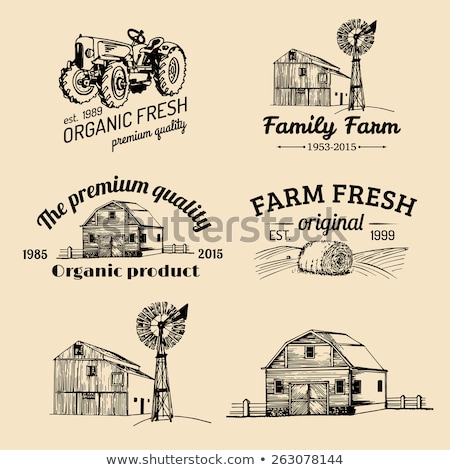 Stock fotó: Farmhouse And Mills