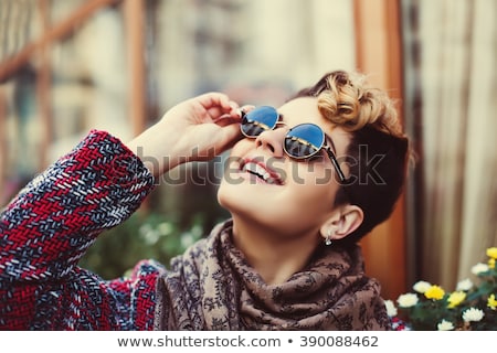 Stok fotoğraf: Close Up Portrait Of A Steam Punk Girl