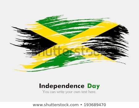Stock photo: National Flag Of Jamaica Grungy Effect