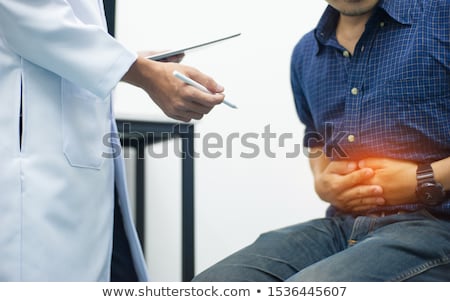 Stockfoto: Man Having Stomachache