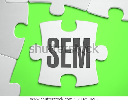 Foto stock: Sem - Jigsaw Puzzle With Missing Pieces