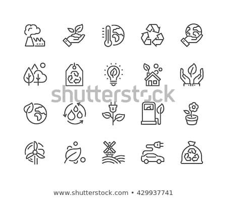 Stok fotoğraf: Ecology And Environment Icons