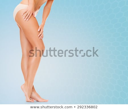 [[stock_photo]]: Woman With Long Legs In Cotton Underwear