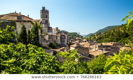 Сток-фото: Small Town In France Ardeche