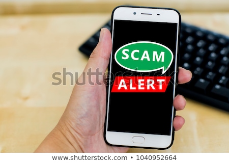 Stock photo: Stamp Text Scam